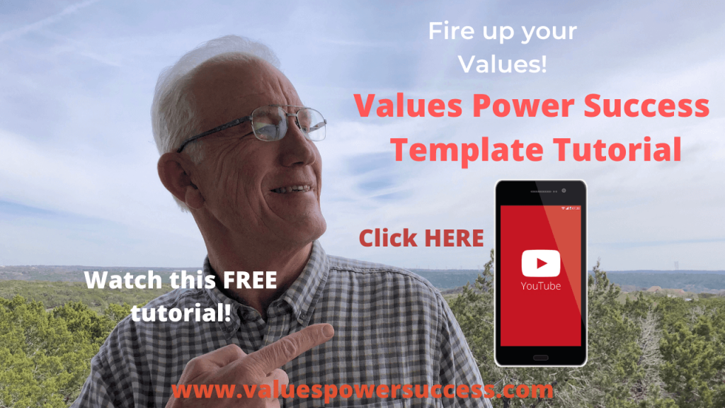 Values Power Success Template
