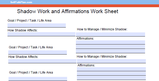 Shadow Work Worksheet