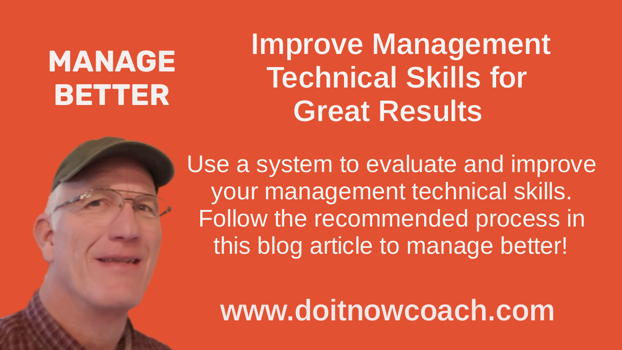 Improve Management Technical Skills for Great Results